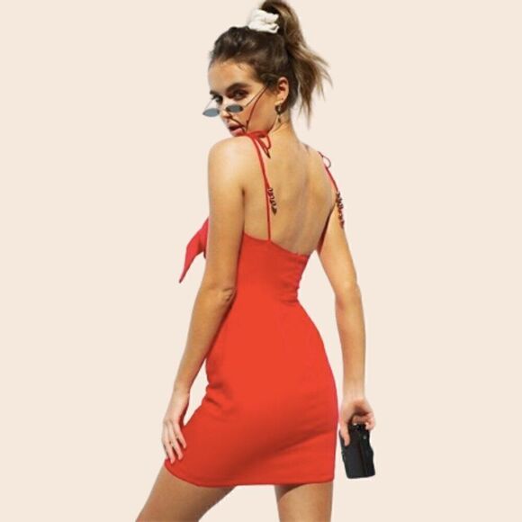 Sabo Skirt Red Anya Mini Dress Size XS - Picture 2 of 11